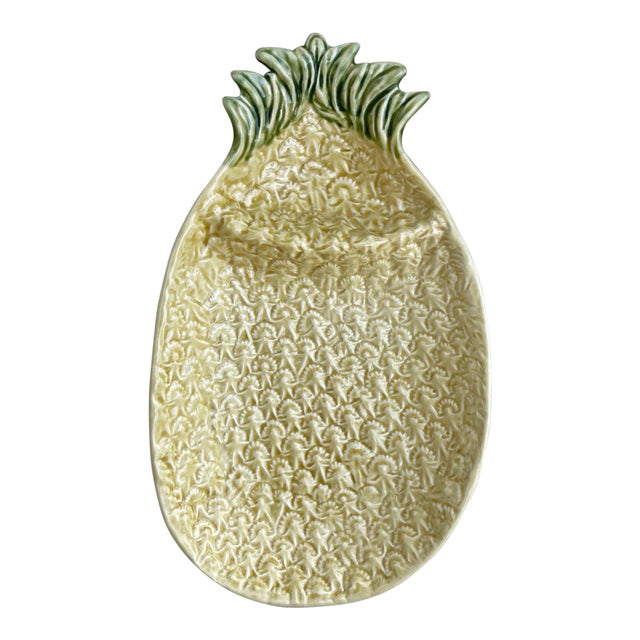 Vintage Sur La Table Ceramic Pineapple Platter For Sale