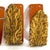 Metal Set Italian Palladio Gilt and Painted TolewareFoliate Curtain Tie-Backs (6 Pieces) For Sale - Image 7 of 11