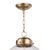 Transitional Regina Andrew Globe Pendant in Natural Brass For Sale - Image 3 of 5