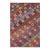 Shabby Chic Balochi Purple/Rust Hand Knotted Wool Rug For Sale