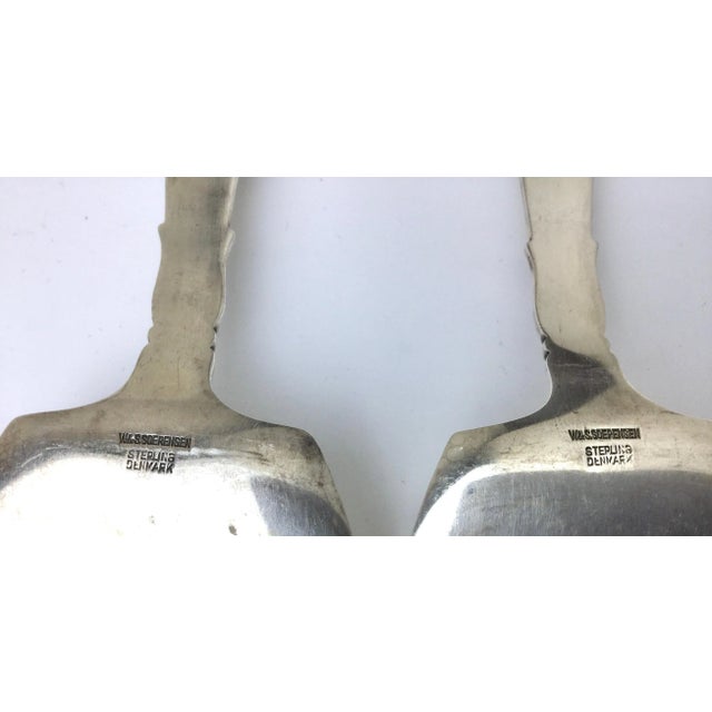 Lotus by W&S Soerensen Denmark Sterling Silver Fish Serving Set - 2 Pieces For Sale In Philadelphia - Image 6 of 7