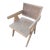 Light Wood and Rattan Chair For Sale