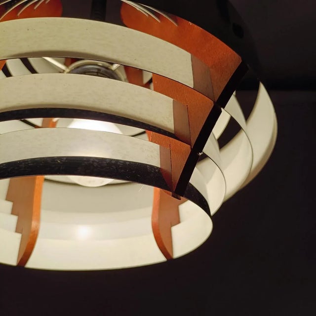 Vintage Scandinavian Ceiling Lamp in the style of Hans Agne Jakobsson, 1970s For Sale - Image 9 of 12