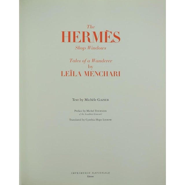 This is a gorgeous hardcover book that celebrates the legendary Hermes shop windows designed by the late Leila Menchari.