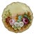 Late 20th Century Floral Plate Hand Painted From Vienna For Sale