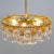 Gold Chandelier in Brutalist Style by Christoph Palme for Palwa, 1970s For Sale - Image 8 of 13