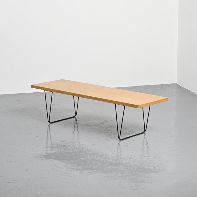 Thonet CM 191 Coffee Table by Pierre Paulin for Thonet, 1950s For Sale - Image 4 of 12