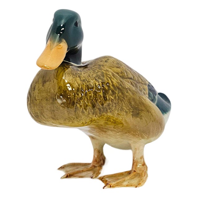 Mid-Century Beswick Model 817 Squatting Mallard Drake by Mr. Watkin For Sale