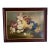 Vintage Still Life Flower Painting in Nice Wood Frame For Sale