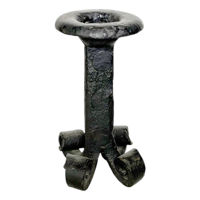 Cast Iron Tripod Candleholder, France, 1960s For Sale