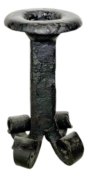 Cast Iron Tripod Candleholder, France, 1960s