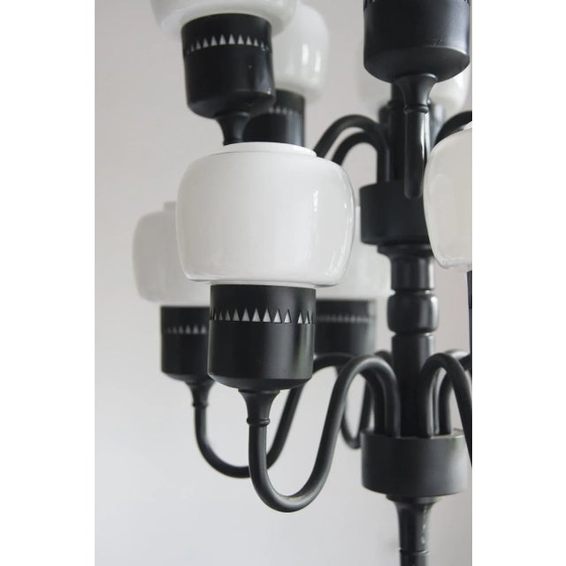 Mid-Century Modern Swedish T-527 Chandelier by Hans-Agne Jakobsson for Hans-Agne Jakobsson Ab Markaryd, 1960s For Sale - Image 3 of 6