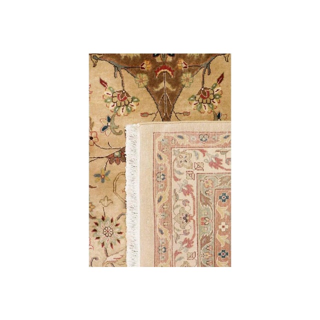 2020s Tabriz Wool Camel Area Rug-11' 9" X 17' 8" For Sale - Image 5 of 5