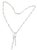 Mid 20th Century Tiffany & Co. Jazz Diamond Lariat Drop Platinum Necklace For Sale - Image 9 of 13