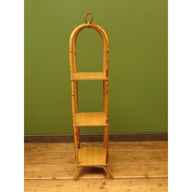 Mid-Century Boho Tiki Bamboo Stand, 1970s For Sale - Image 12 of 18