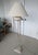 Vintage Maitland Smith Neoclassical Travertine Stone Floor Lamp With Lamp Shade For Sale In Charlotte - Image 6 of 11