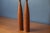 1960s Pair of Sculptural Teak Danish Modern Candle Holders For Sale - Image 5 of 8