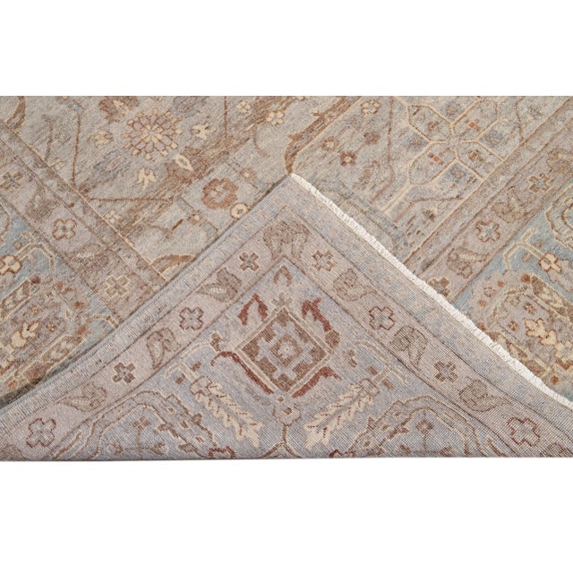 Contemporary 21st Century Contemporary Indian Wool Rug For Sale - Image 3 of 13