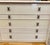 Mid-Century Modern Paul Frankl for Johnson Furniture Ivory Lacquer 10 Drawer Dresser With X-Pull Hardware For Sale - Image 3 of 10
