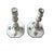 18th Century English Batter Sea Candlesticks- a Pair For Sale - Image 4 of 7
