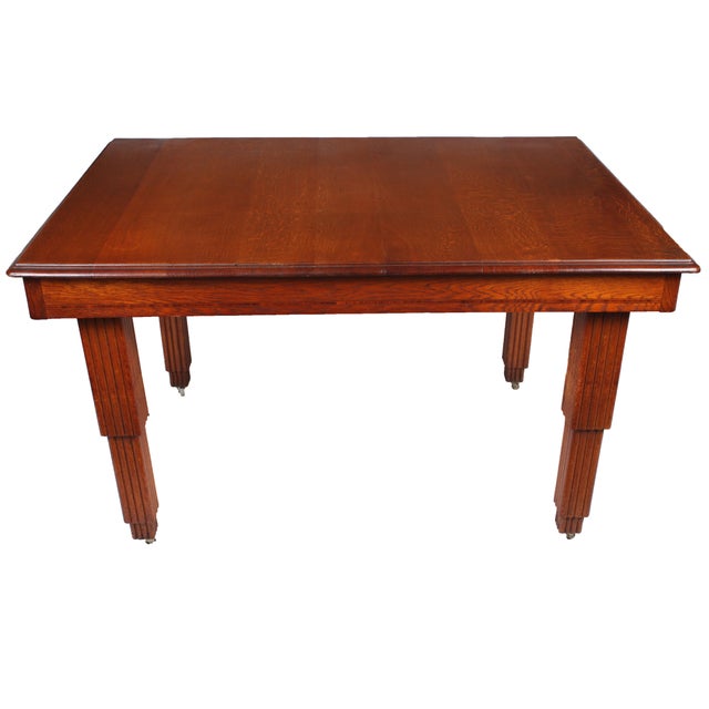 French Art Deco Dining Table Chairish