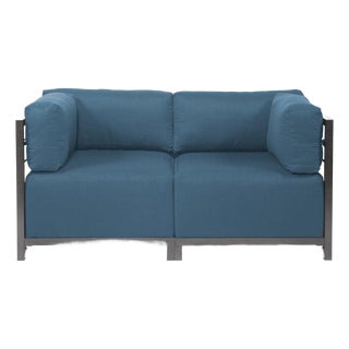 Axis 2pc Sectional Seascape Turquoise Titanium Frame For Sale
