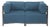 Axis 2pc Sectional Seascape Turquoise Titanium Frame For Sale