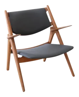 Hans J. Wegner Danish Modern Sawbuck Chair Ch28