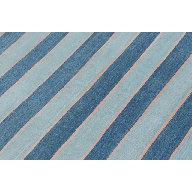 This contemporary Dhurrie flat weave is an exciting new entry in Rug & Kilim's esteemed custom-capable collection....