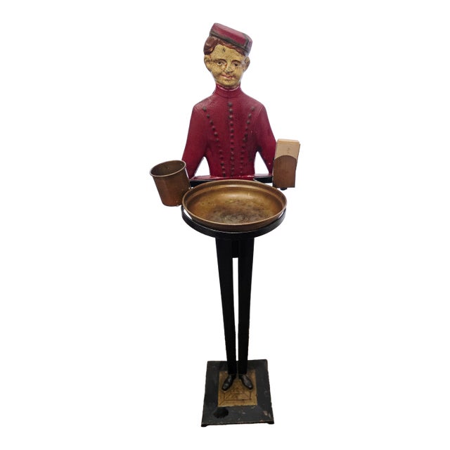 1920 Philip Morris Bellboy Advertising Smoking Stand For Sale