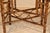 Circa 1920 English Bamboo Side Table With Side Shelves For Sale - Image 9 of 11
