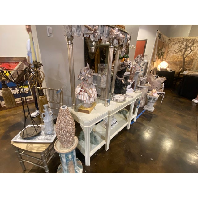 Brown Vintage Shell Encrusted Vase For Sale - Image 8 of 8