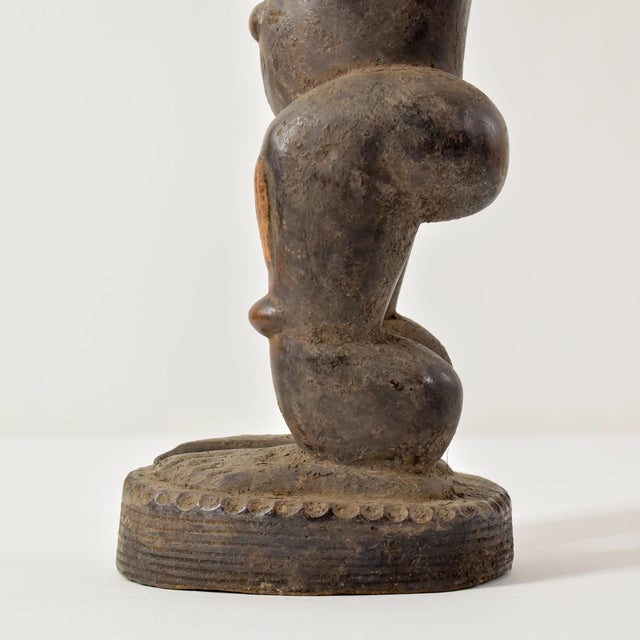 Wood Early 20th Century Kulango Female Figure Cote d'Ivoire For Sale - Image 7 of 14