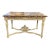 19th Century French Louis XVI Carved and Painted Center Table For Sale