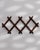 Brown Early 20th Century French Faux Bamboo Wooden Coat Hanger Rack For Sale - Image 8 of 12