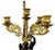 Empire Dore Patinated and Bronze Candelabra Lamp For Sale - Image 10 of 11