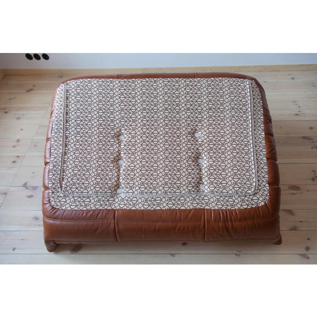 Vintage Leather Modular Sofa Set by Michel Ducaroy for Ligne Roset, 1970s, Set of 3 For Sale - Image 6 of 18