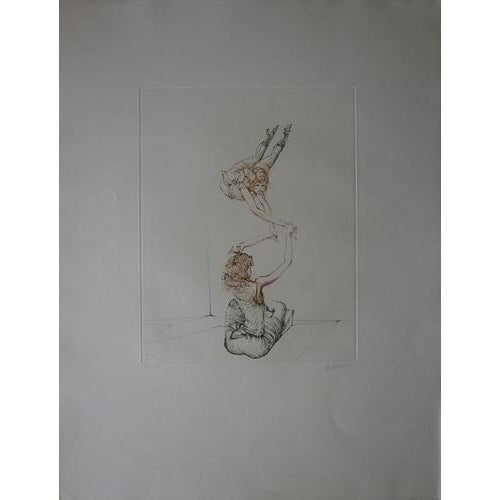 Hans BELLMER The Equilibrists Original engraving Signed in pencil and numbered by the artist On Arches Vellum Dimensions:...