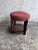 Brown Art Deco Upholstered Stool with Lower Shelf, France, 1930 For Sale - Image 8 of 8