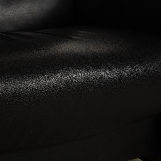 Black Arion Armchairs in Black Leather from Stressless, Set of 2 For Sale - Image 8 of 18