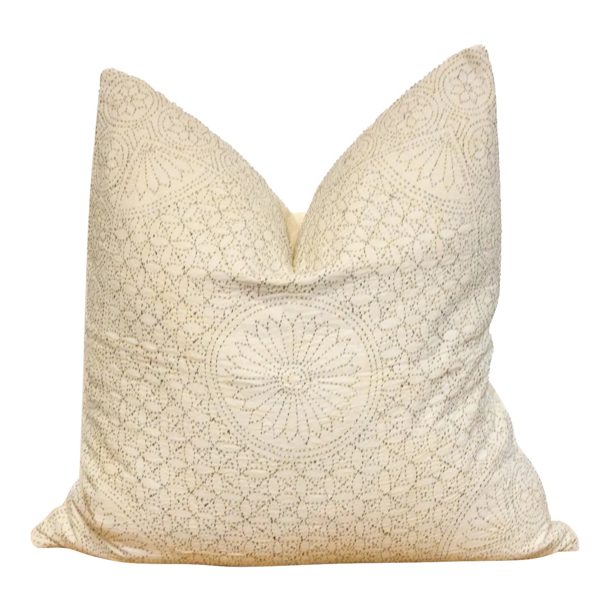 Daisy HandStitched Pillow Cover Chairish