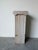 White 1980's Vintage Carved Wood Capital Column Design Pedestal For Sale - Image 8 of 12