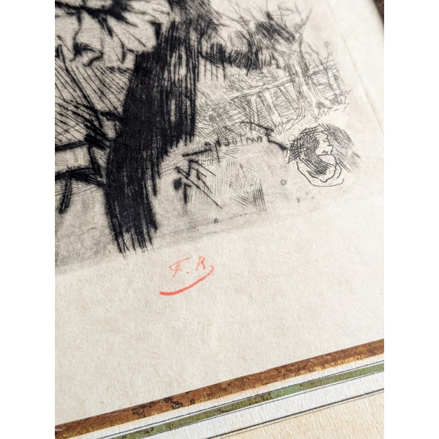 Félicien Rops, Fantoche, 1874, Drypoint Etching For Sale - Image 6 of 9