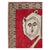 A vintage Persian Gabbeh tribal accent rug handmade during the mid-20th century with a pictorial design of a lion....