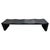 Wood Andrianna Shamaris Impressive Long Charred Wave Bench For Sale - Image 7 of 18