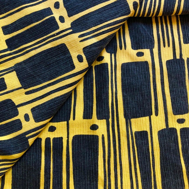 Mid-Century Modern Bjorn Engo Polynesia Norwegian Handprinted Tapestry For Sale - Image 3 of 7