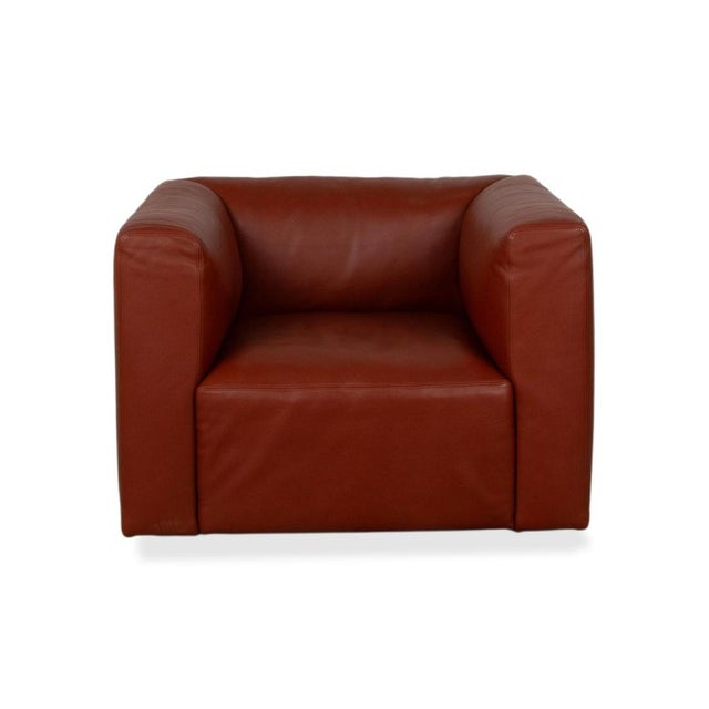 Red Leather Armchairs from Walter Knoll, Set of 2 For Sale - Image 13 of 14