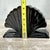 1990s Vintage MCM Fitz and Floyd Art Deco Black Ceramic Bookends-Pair For Sale - Image 5 of 7