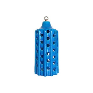 1960s Pierced Ceramic Pendant Light For Sale