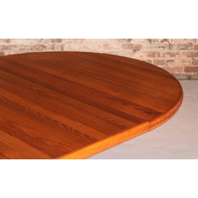 Wood Mid-Century Modern Danish Extending Teak Dining Table from Glostrup, 1960s For Sale - Image 7 of 16